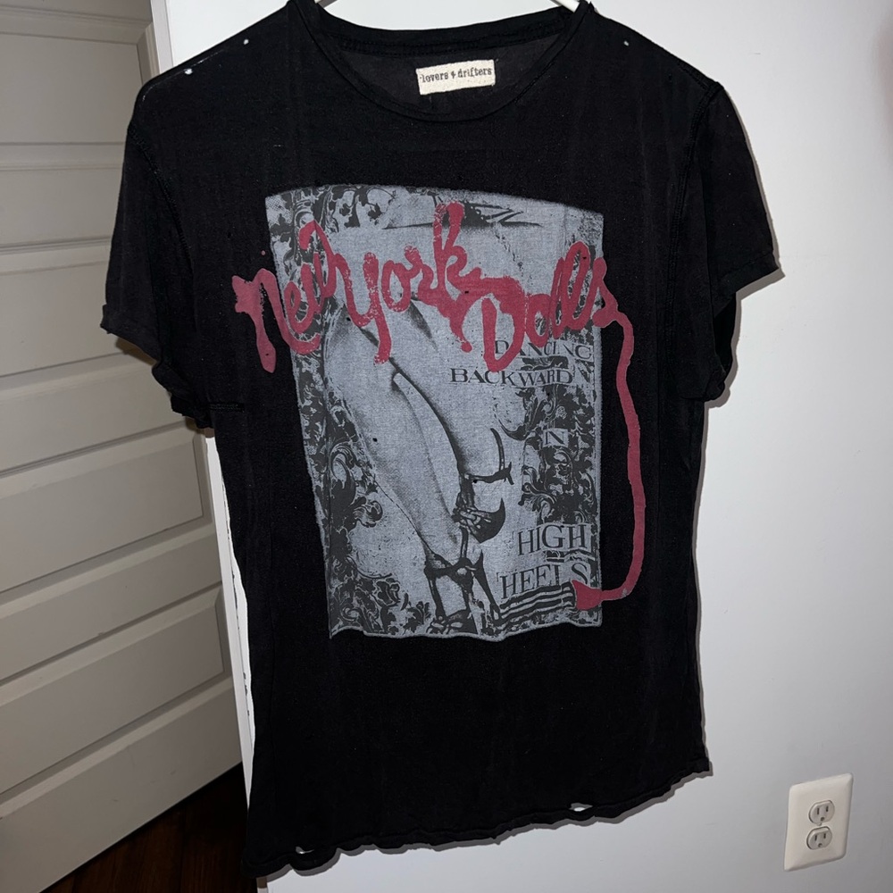 new york dolls lovers and drifters club tee